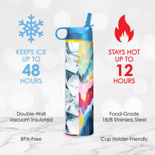 Water Bottle 24oz - EttaVee "Brush 100"