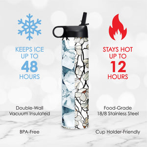Water Bottle 24oz - Tiffany "Magnolia"