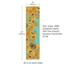 van Gogh Sunflowers Silky-soft Polyester Sheer Long Scarf