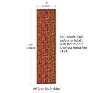 Klimt Hope II Silky-soft Polyester Sheer Long Scarf