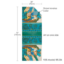 Laurel Burch Sky Mares Silk Blend Women's Fashion Shawl