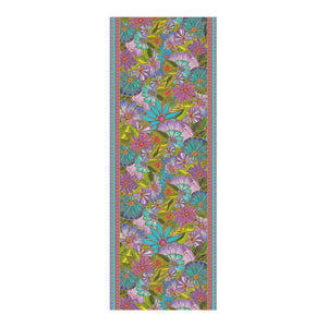 Laurel Burch Lavender Floral Silk Blend Women's Fashion Shawl