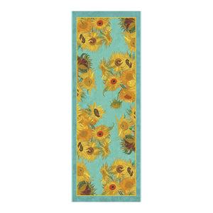 van Gogh Sunflowers Silk Blend Women's Fashion Shawl