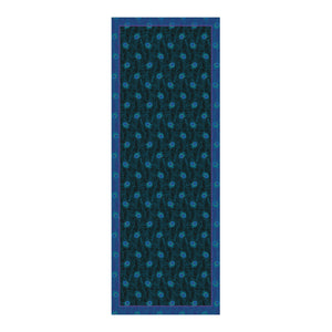 Peacock Black Silk Blend Women's Fashion Shawl