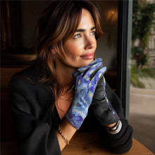 van Gogh Starry Night Womens Touch Screen Gloves - One Size Fits All