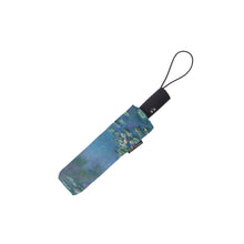 Monet Water Lilies Travel Umbrella – Compact, One-Touch Open & Close