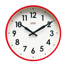 Factory Red Wall Clock