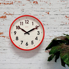Factory Red Wall Clock