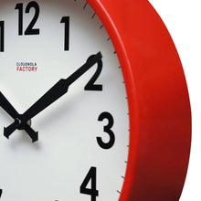 Factory Red Wall Clock
