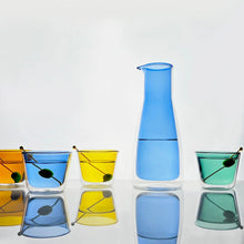 Rocks Carafe Blue – Blue Glass Carafe (1000ml) – Double-Wall | Cloudnola