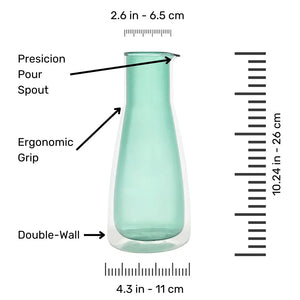 Rocks Carafe Green – Coffee Carafe (1000ml) – Double-Wall | Cloudnola