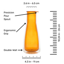 Rocks Carafe Orange – Double-Wall (1000ml) – Carafe | Cloudnola