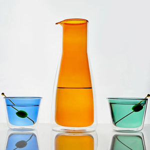 Rocks Carafe Orange – Double-Wall (1000ml) – Carafe | Cloudnola