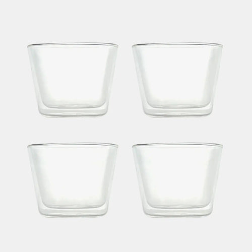 Rocks Double-Wall Glasses – Clear Set (280ml)