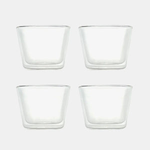 Rocks Double-Wall Glasses – Clear Set (280ml)