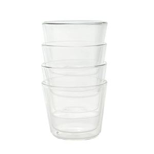Rocks Double-Wall Glasses – Clear Set (280ml)