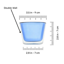 Rocks Double-Wall Glasses – Color Set (280ml) – Double Glass Cups | Cloudnola