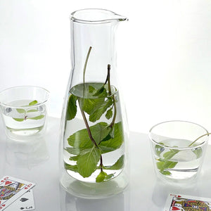 Rocks Set Clear – Water Carafe & 2 Glasses – Double-Wall | Cloudnola