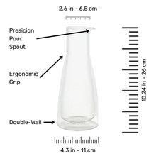 Rocks Set Clear – Water Carafe & 2 Glasses – Double-Wall | Cloudnola