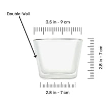 Rocks Set Clear – Water Carafe & 2 Glasses – Double-Wall | Cloudnola