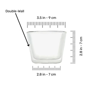 Rocks Set Clear – Water Carafe & 2 Glasses – Double-Wall | Cloudnola