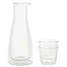 Rocks Set Clear – Water Carafe & 2 Glasses – Double-Wall | Cloudnola