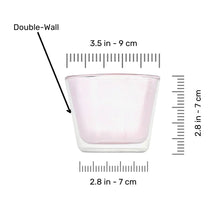 Rocks Set Pink – Pink Glass Carafe & 2 Glasses – Double-Wall | Cloudnola
