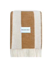 Blanket ROUGH STRIPE Terra Brown 4.25 x 6.5ft