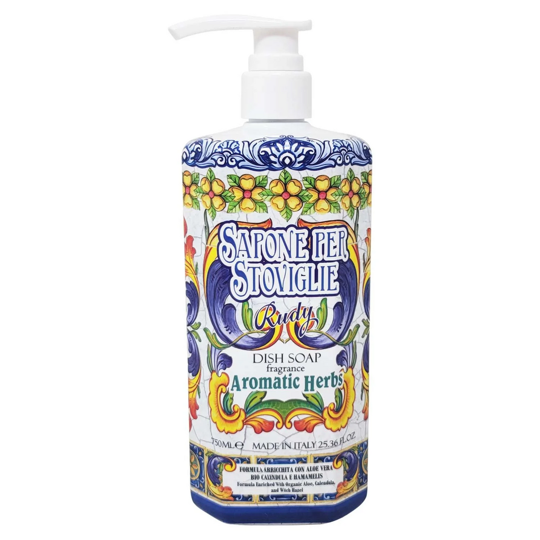 Rudy Profumi Kitchen Dish Soap Aromatic Herbs 750 ml