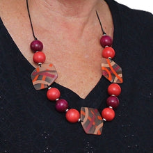 Saffron Mixed Media Necklace