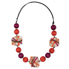 Saffron Mixed Media Necklace