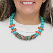 Coral Skylar Coastal Aura Necklace