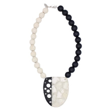 Monochrome Maven Pendant Necklace