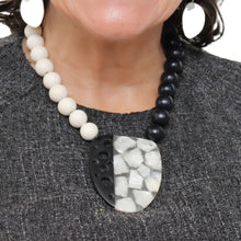 Monochrome Maven Pendant Necklace