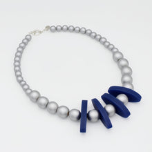 Silver and Blue Mirage Necklace