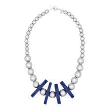 Silver and Blue Mirage Necklace