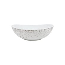 Silver Rain Large Salad Bowl