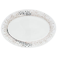 Silver Rain Large Oval Platter