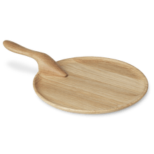 Kay Bojesen Menageri Serving Dish, Oak, Ø: 9.6"