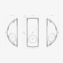 Recyclable/Waste Bin SFERA ABS Black