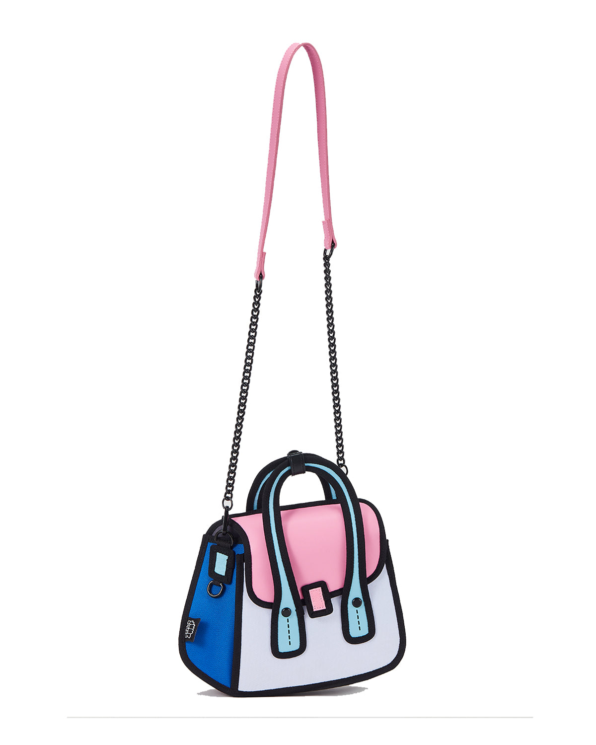 2D Shoulder Bag OWL Neon Pink