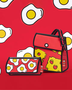 2D Shoulder Bag POP ART CHEESE Red