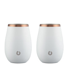 Stainless Steel Sauvignon Blanc Wine Glass, Set of 2 - White