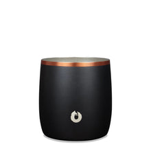 Stainless Steel Rocks Glass with Lid, Black