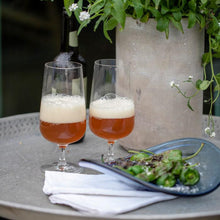 Holmegaard Bouquet Beer Glass, Clear, 17.9 Oz, 6 Pcs.