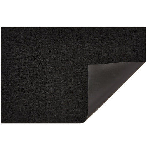 Chilewich Shag Solid Color Floormat Black