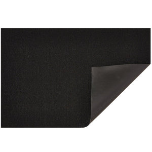 Chilewich Shag Solid Color Floormat Black