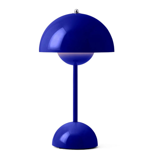 Flowerpot Portable LED Table Lamp Cobalt Blue