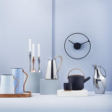 Stelton Time Wall Clock - Black, 11.8 Inch