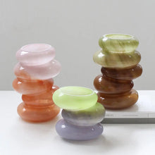 Swirl Vase Lime - Medium Lime Green Vase